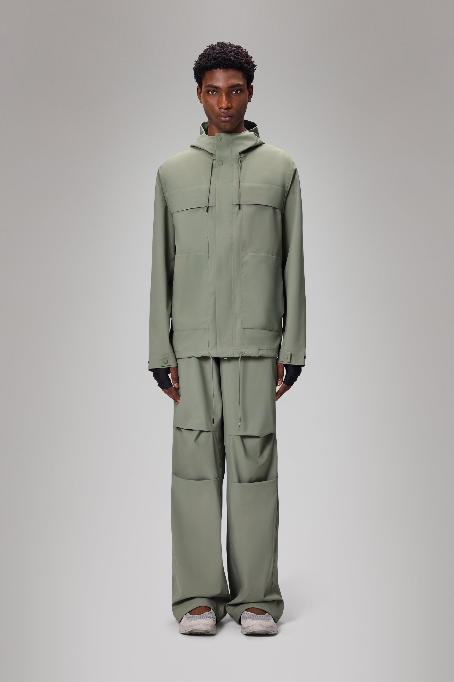 RAINS Suva Hardshell Cargo Jacket Drift Jacket